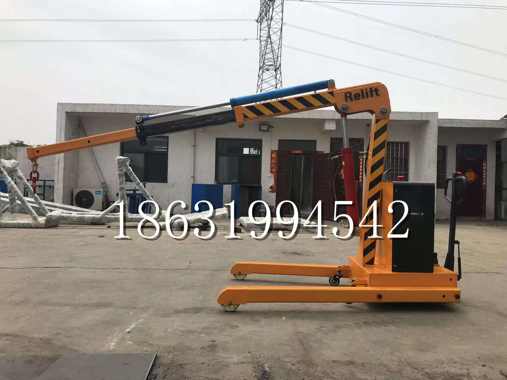 离岛久征定做3吨三轮随车吊 农用园林绿化移树吊 平板工程用小吊机